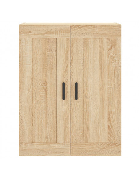 Mobile a Parete Rovere Sonoma 69,5x34x90 cm Legno Multistrato