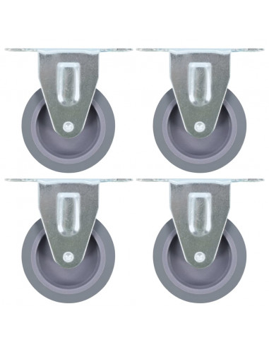Rotelle Fisse 4 pz 75 mm