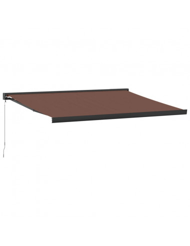 Tenda Sole Retrattile Manuale 450x300 cm Marrone