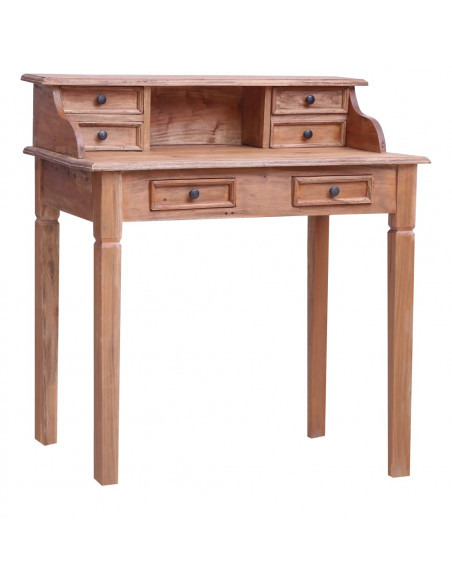 Scrivania con Cassetti 90x50x101 cm Legno Massello di Recupero