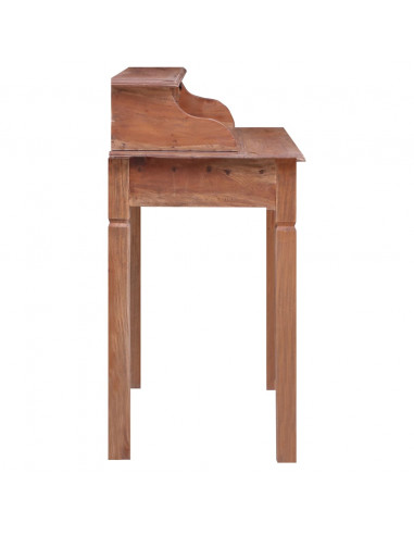 Scrivania con Cassetti 90x50x101 cm in Legno Massello di Mogano