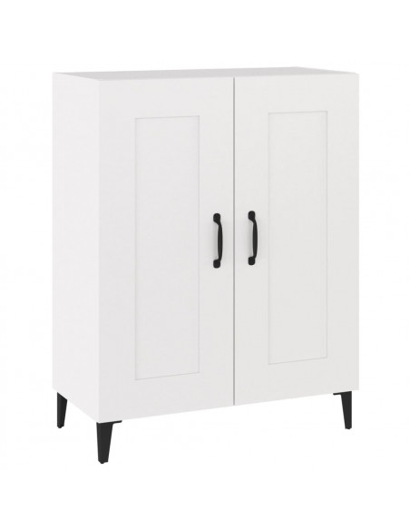 Credenza Bianca 69,5x34x90 cm in Legno Multistrato