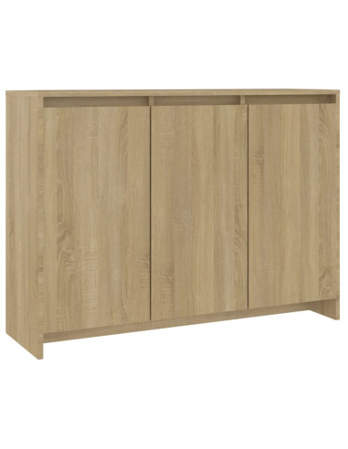 Credenza Rovere Sonoma 102x33x75 cm in Truciolato