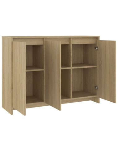 Credenza Rovere Sonoma 102x33x75 cm in Truciolato