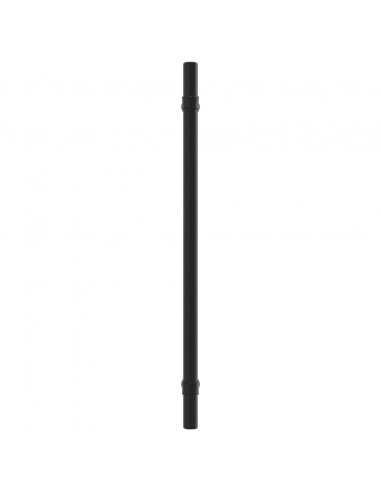 Maniglie per Mobili 10 pz Nere 224 mm in Acciaio Inox