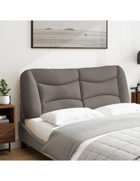 Cuscino Testiera Tortora 140 cm in Tessuto