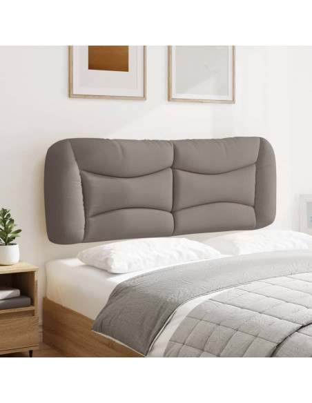 Cuscino Testiera Tortora 140 cm in Tessuto