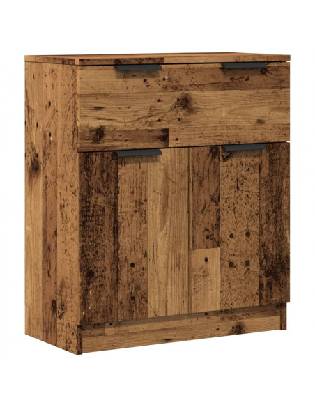 Credenza Legno Antico 60x30x70 cm in Truciolato