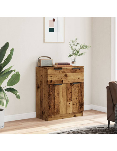 Credenza Legno Antico 60x30x70 cm in Truciolato