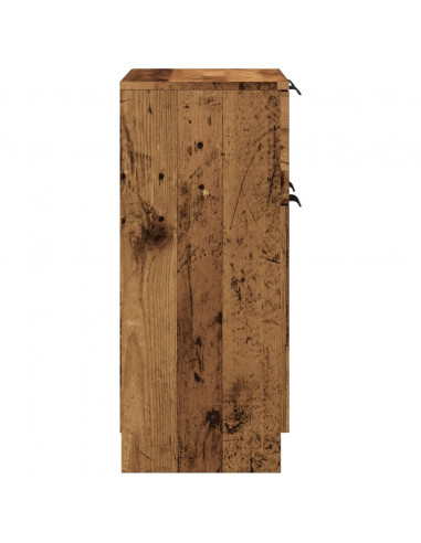 Credenza Legno Antico 60x30x70 cm in Truciolato