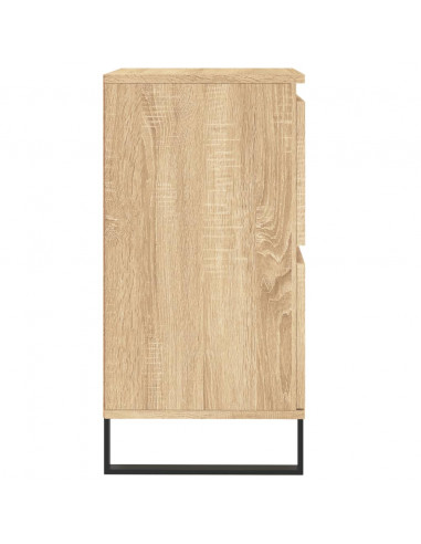 Credenza Rovere Sonoma 60x35x70 cm in Legno Multistrato