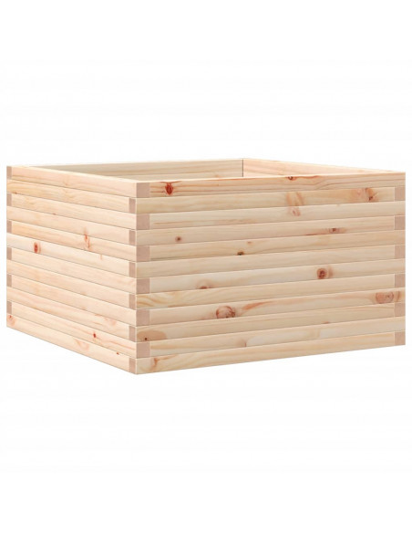Fioriera da Giardino 80x80x45,5 cm in Legno Massello di Pino