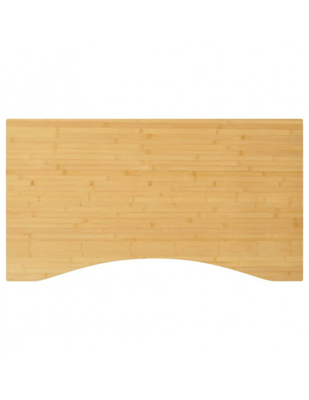 Piano Scrivania 100x60x2,5 cm in Bambù