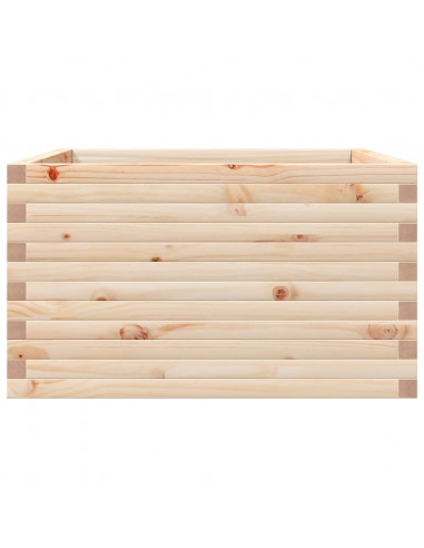 Fioriera da Giardino 80x80x45,5 cm in Legno Massello di Pino
