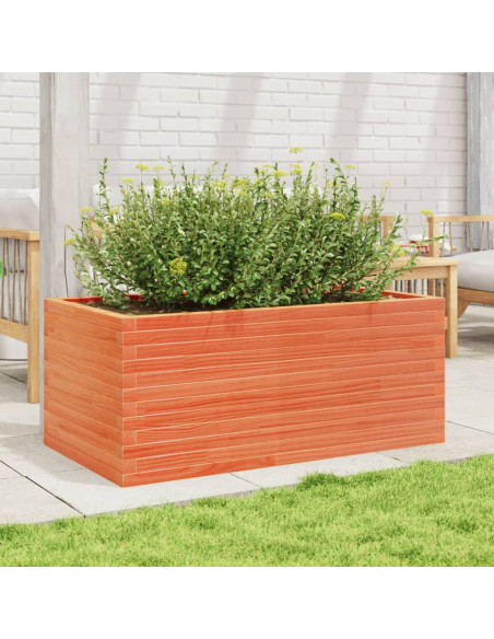 Fioriera da Giardino 110x60x45,5 cm in Legno Massello di Pino