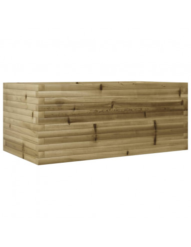 Fioriera da Giardino 110x60x45,5 cm in Legno di Pino Impregnato