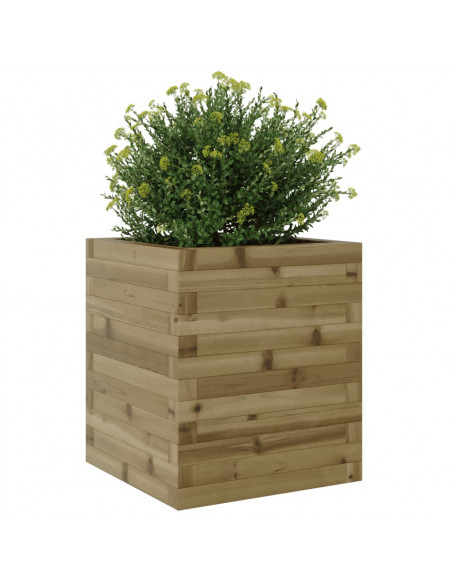 Fioriera da Giardino 40x40x46 cm in Legno di Pino Impregnato