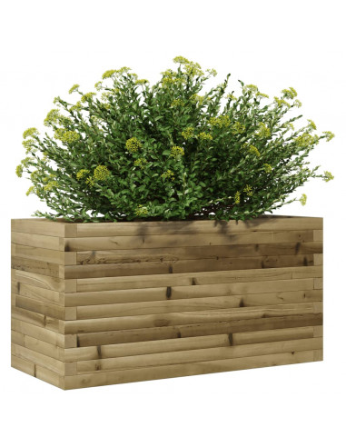 Fioriera da Giardino 90x40x45,5 cm in Legno di Pino Impregnato