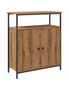 Credenza Rovere Artigianale 70x30x80 cm in Legno Multistrato 2