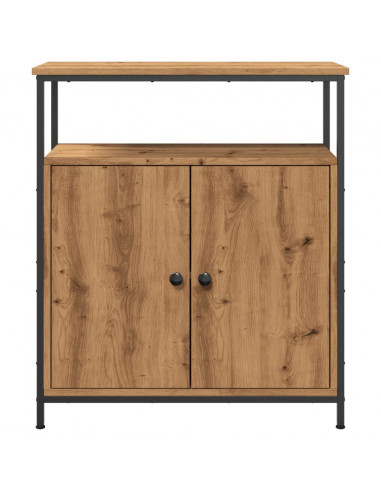 Credenza Rovere Artigianale 70x30x80 cm in Legno Multistrato