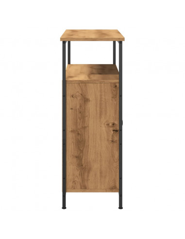 Credenza Rovere Artigianale 70x30x80 cm in Legno Multistrato