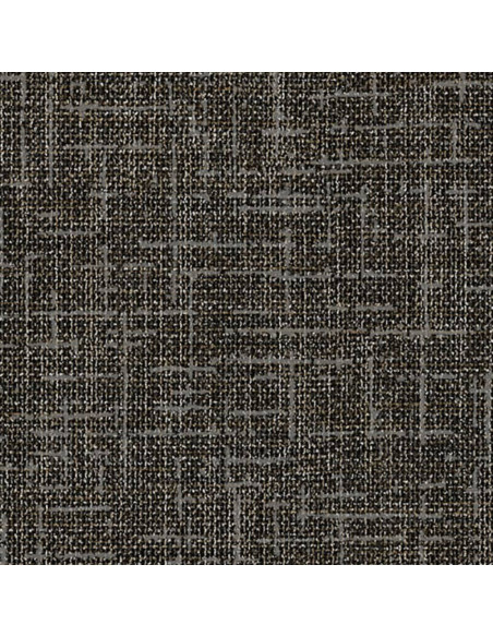 DUTCH WALLCOVERINGS Carta da Parati Motivo Tessuto Nero