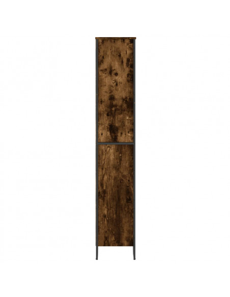 Libreria Rovere Fumo 80x31x169 cm in Truciolato