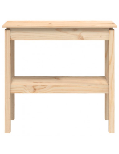 Tavolo Consolle 80x40x75 cm in Legno Massello di Pino