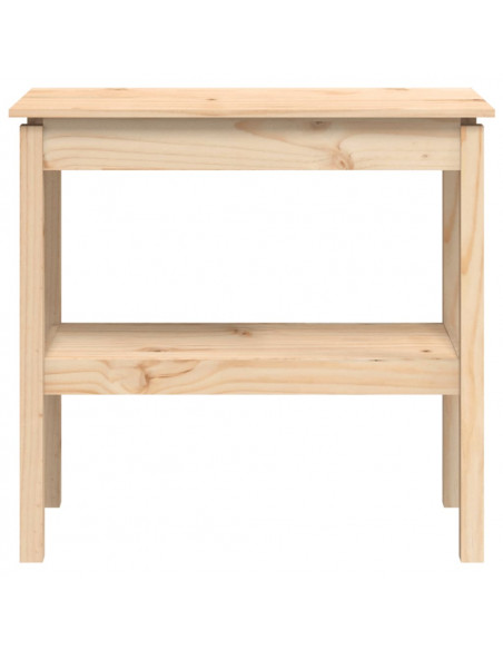 Tavolo Consolle 80x40x75 cm in Legno Massello di Pino