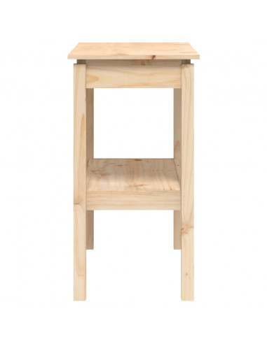Tavolo Consolle 80x40x75 cm in Legno Massello di Pino