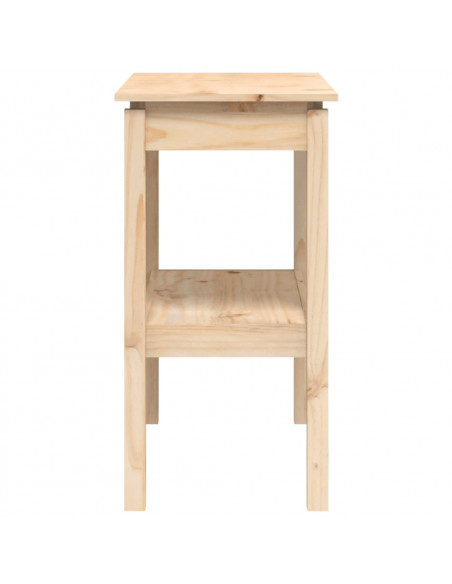 Tavolo Consolle 80x40x75 cm in Legno Massello di Pino
