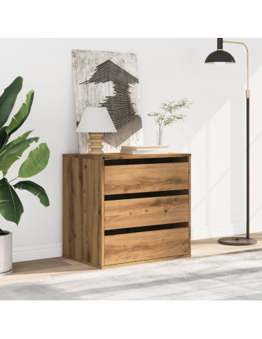 Cassettiera Angolare Rovere Artigianale 60x41x58cm Multistrato