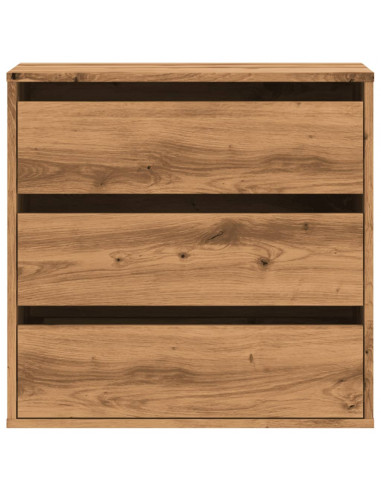 Cassettiera Angolare Rovere Artigianale 60x41x58cm Multistrato