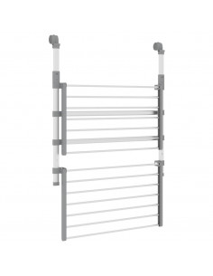 Stendino per Balcone 54x25x42 cm in Alluminio