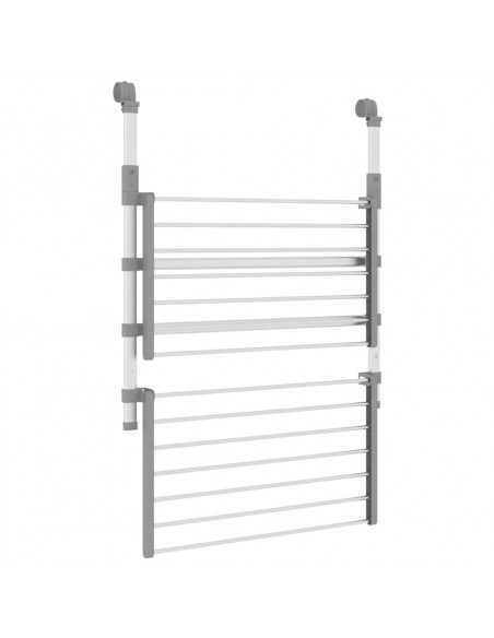 Stendino per Balcone 54x25x42 cm in Alluminio