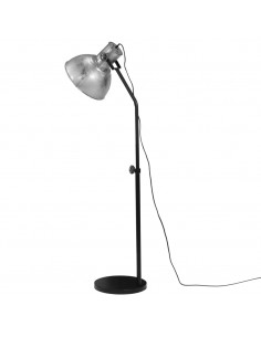 Lampada da Terra 25 W Argento Vintage 30x30x90-150 cm E27 2