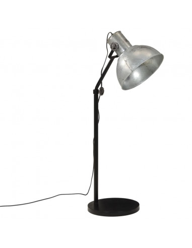 Lampada da Terra 25 W Argento Vintage 30x30x90-150 cm E27