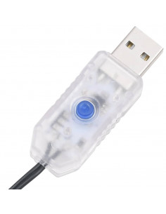 Stringa LED Compatta con 400 LED Pastello Multicolore 13 m PVC