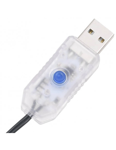 Stringa LED Compatta con 400 LED Pastello Multicolore 13 m PVC