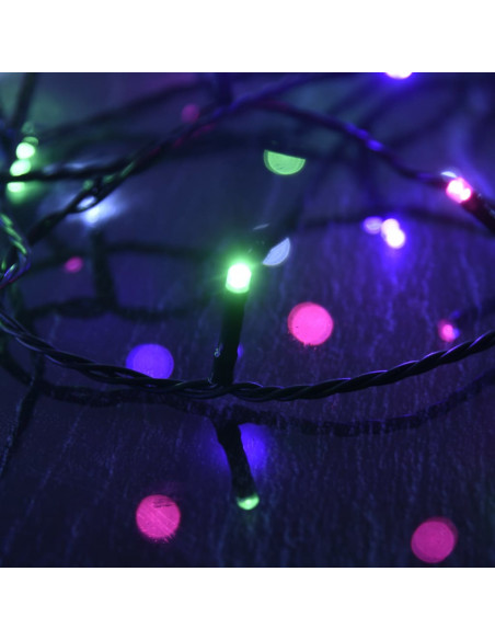 Stringa LED con 1000 Luci LED Pastello Multicolore 100 m PVC