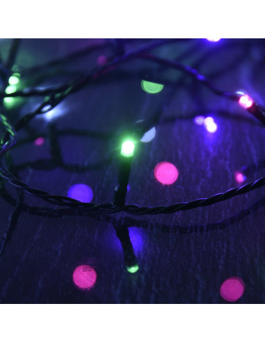 Stringa LED con 150 Luci LED Pastello Multicolore 15 m in PVC