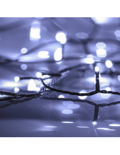 Stringa Luci 2000 LED Interni Esterni 200m IP44 Bianco Freddo