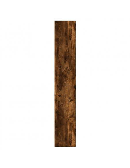 Libreria Rovere Fumo 60x24x143 cm in Legno Multistrato