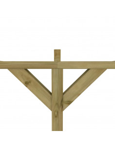 Struttura Pergolato 2x4x2,2 m in Legno