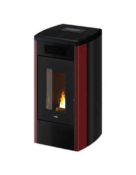 Stufa pellet Cadel 7022186 ATENA3 Plus 14 Rosso