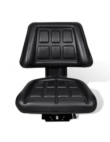 Sedile per Trattore con Schienale Nero