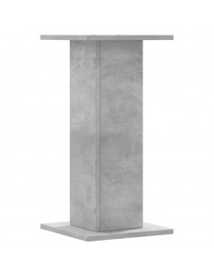 Supporti Altoparlanti 2 pz Grigio 30x30x40 cm Legno Multistrato