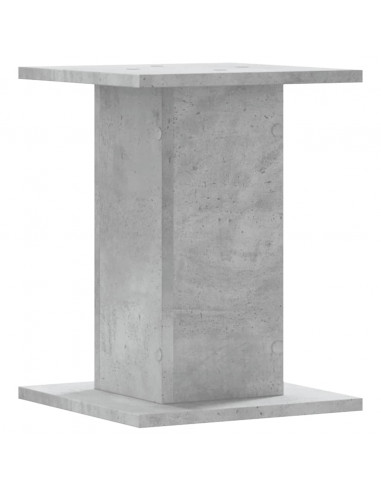 Supporti Altoparlanti 2 pz Grigio 30x30x40 cm Legno Multistrato