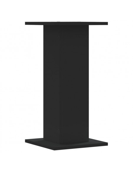 Supporti Altoparlanti 2 pz Neri 30x30x40cm in Legno Multistrato
