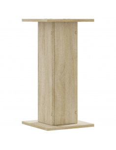 Supporti Altoparlanti 2 pz Rovere 30x30x40 cm in Multistrato